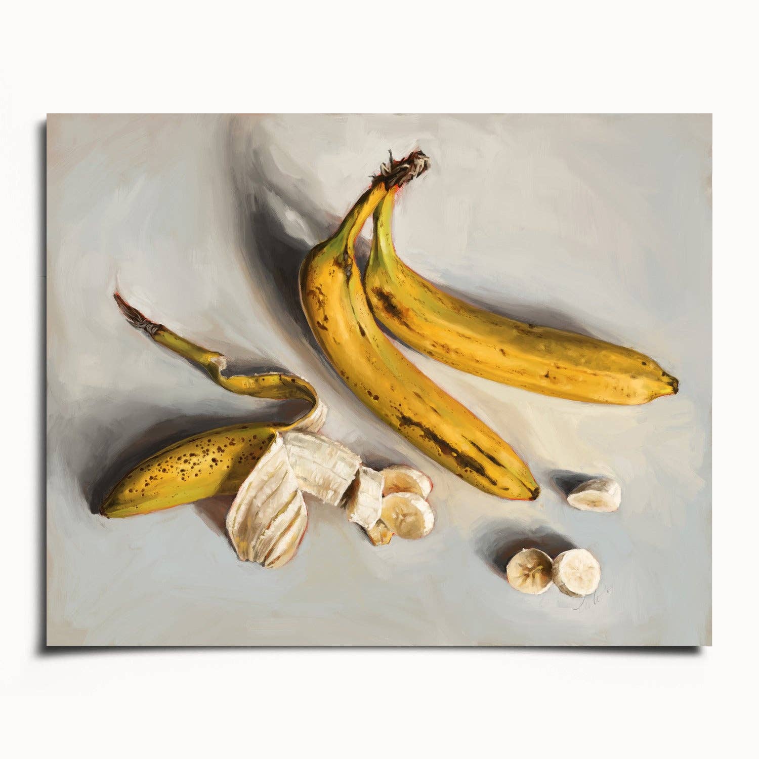 The Ugly Cat Studio - Wholesale Art Print - Bananas Still Life Art Print3
