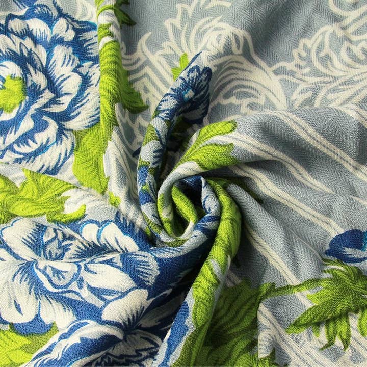 Verdant vattenfall ull sjal - Flerfärgad för wholesale av Scarflings