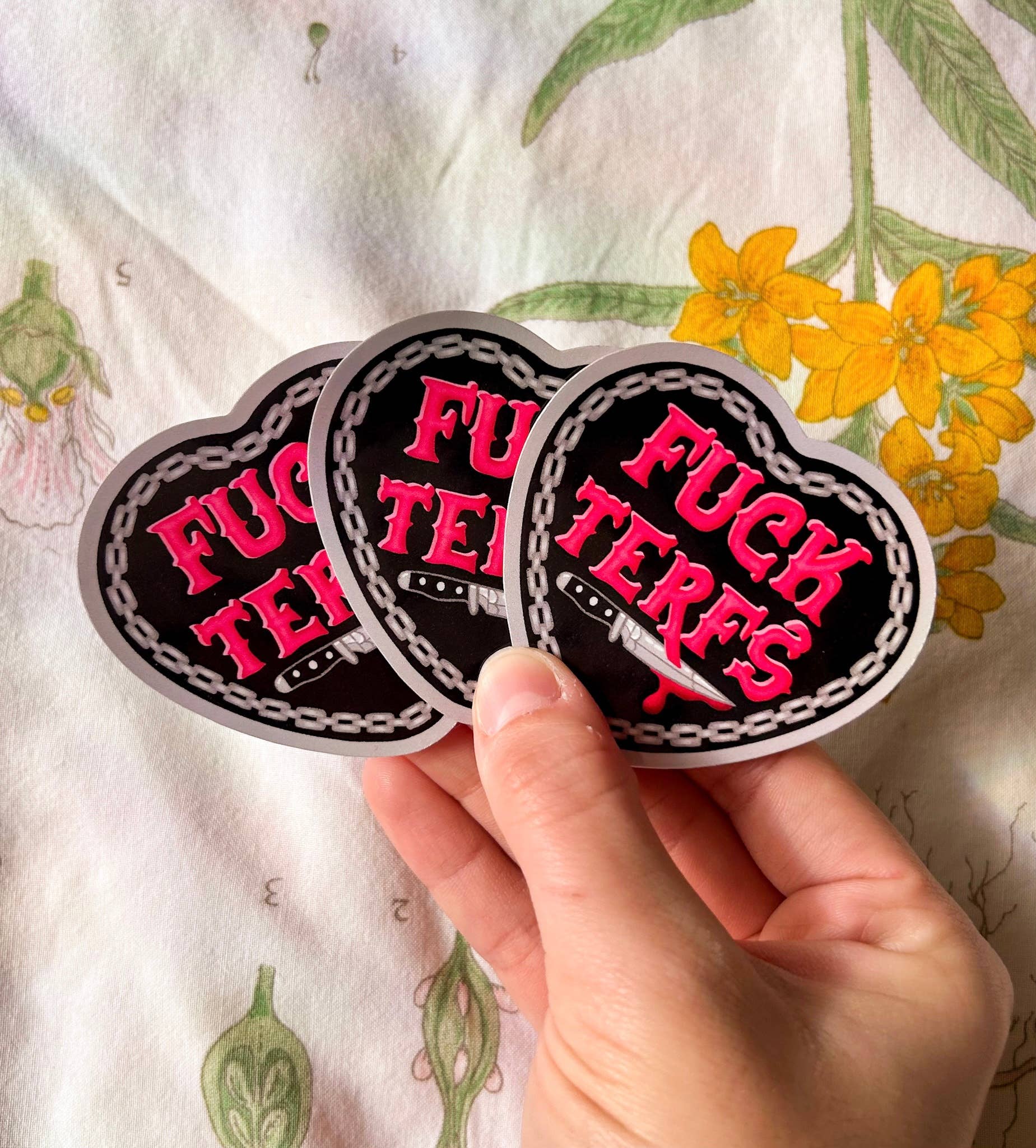 Hollandaize Art - Wholesale Sticker - Fuck TERFs Trans Pride Sticker // LGBTQ+ Transgender Pride2