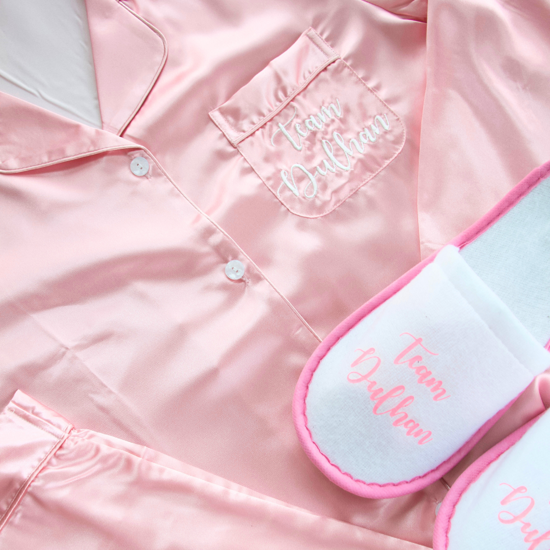 Peacock Supplies - Wholesale Slippers - Women's - Team Dulhan Slippers - White & Rose2