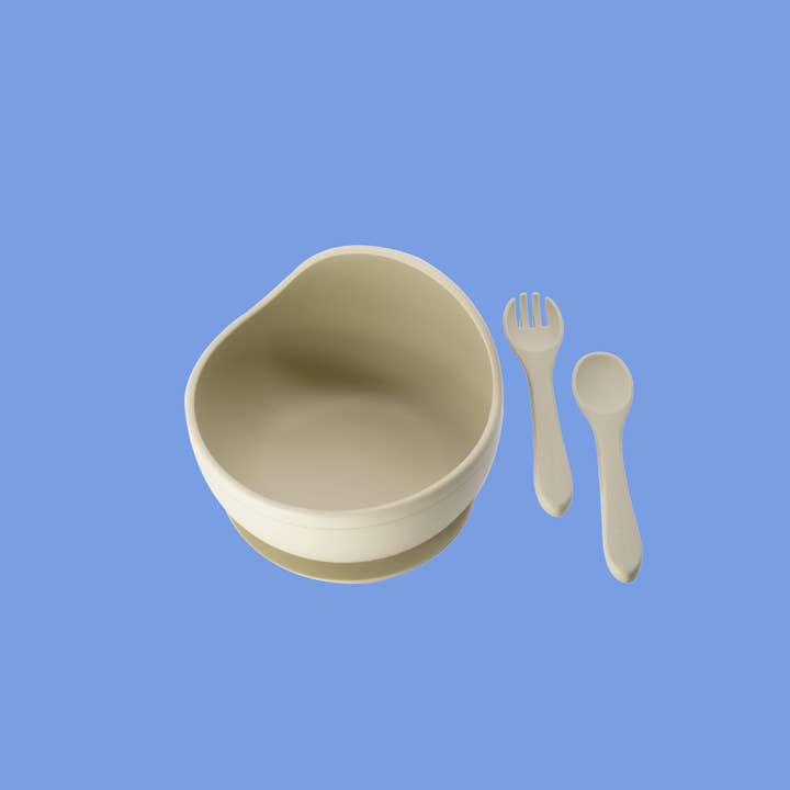 Golden Child - Wholesale Feeding set – Baby - 3-piece Silicone Children’s Feeding Set