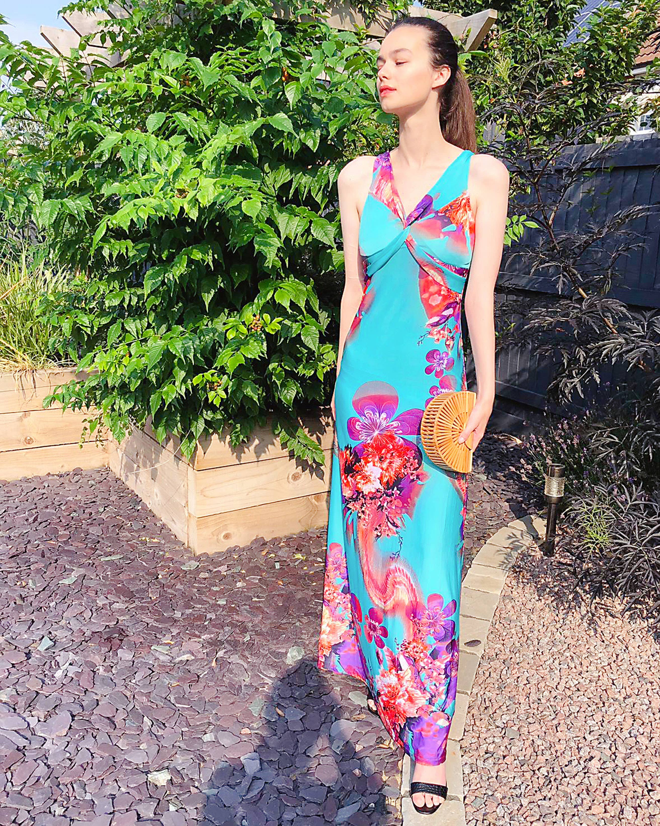 CY FASHION. LONDON – wholesale Dress – Women's – Floral Print Maxi Dress1