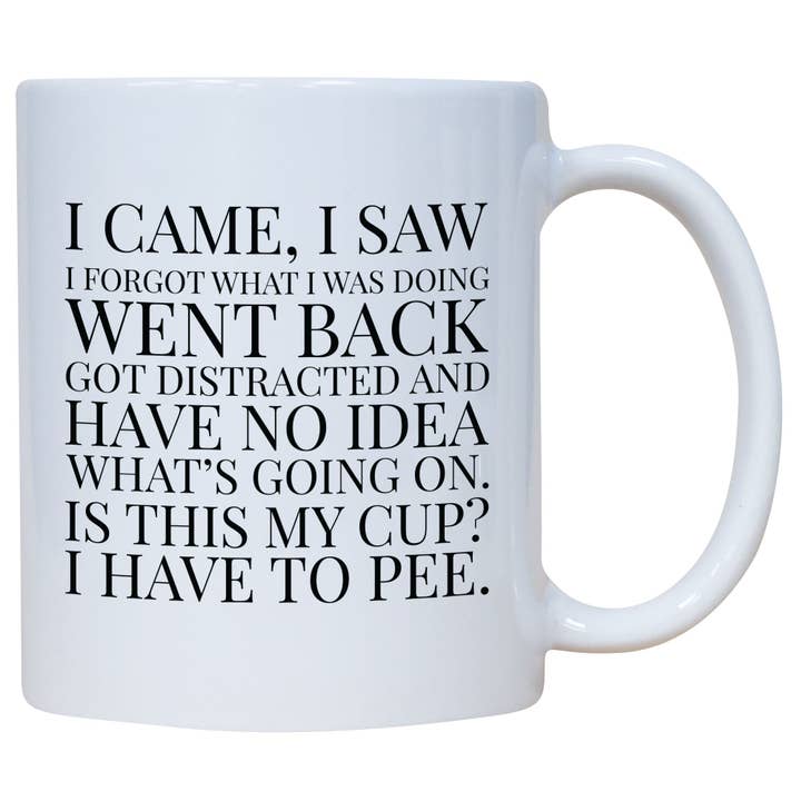 Cedar Crate Market - Wholesale Coffee Mug - Coffee Mug - I Came I Saw I Forgot What I Was Doing