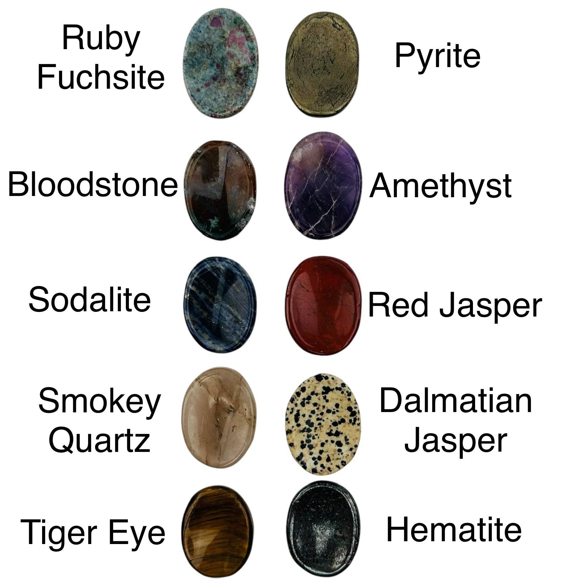 Rock Paradise - Wholesale Spiritual Stone/Crystal - Gemstone Worry Stone - Finger Massage Stone Crystal Palm Stones7