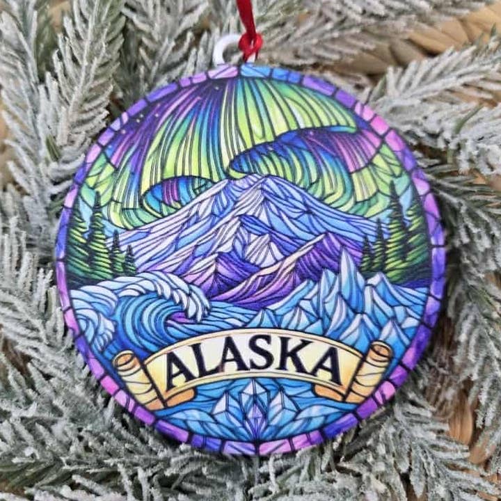 Alaska State Christmas Ornament - Collectible Keepsake for wholesale by Sixth & Sunshine