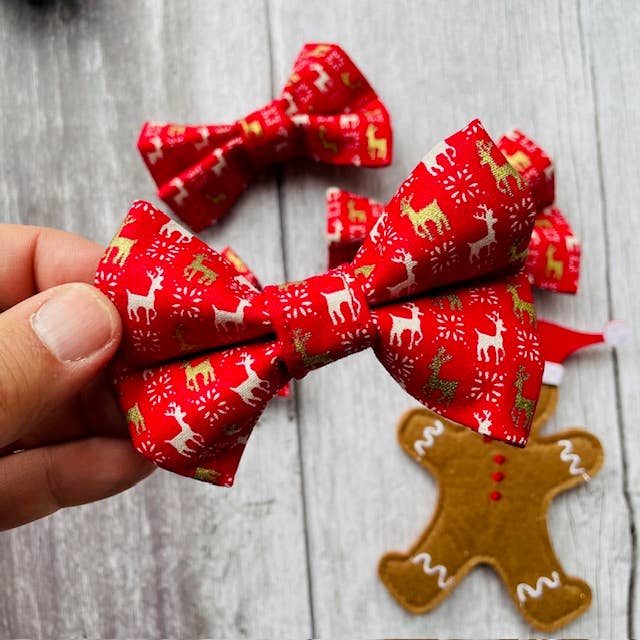 CHRISTMAS | Bow Tie | Rudolphs Besties for wholesale by Baxter's Boutique
