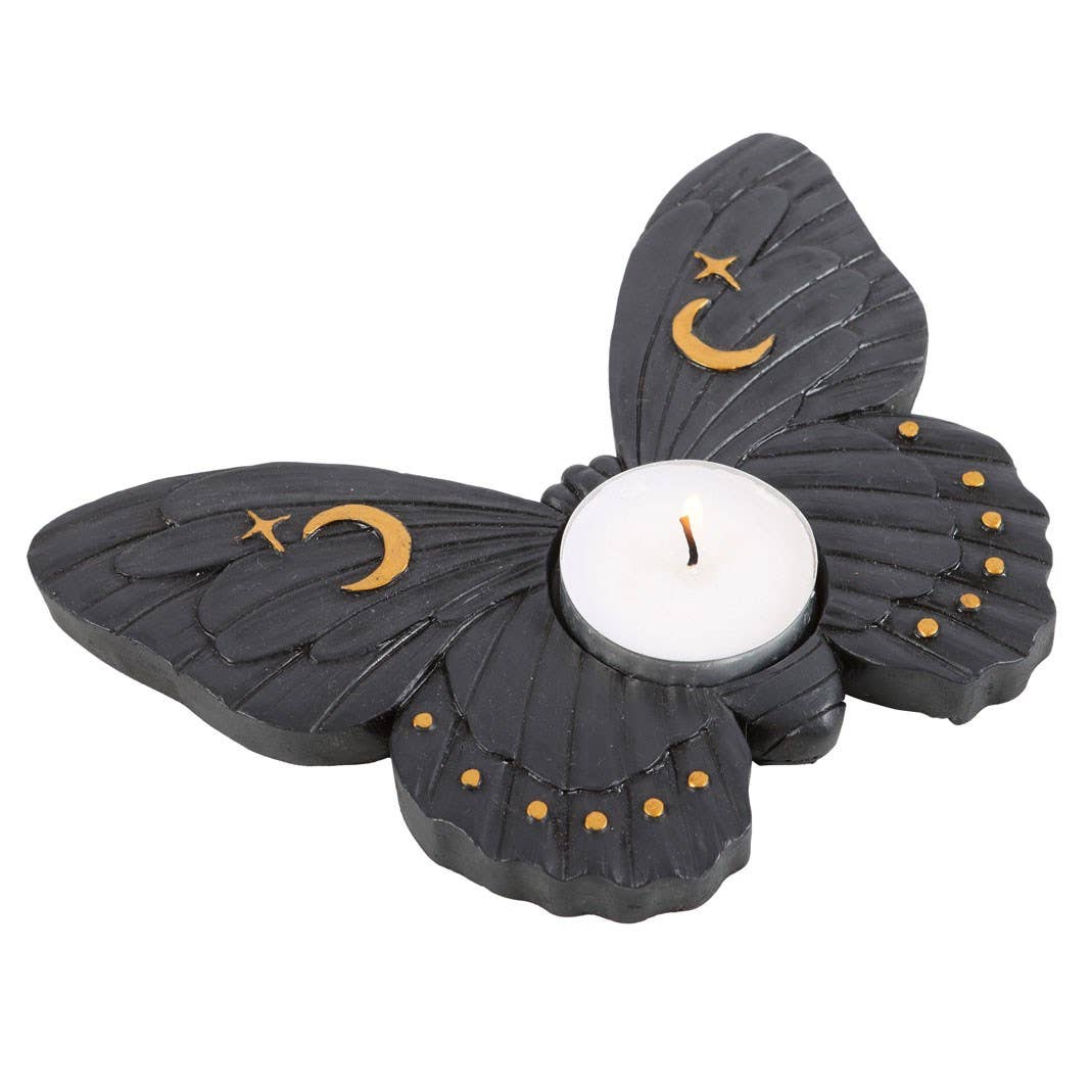 Pacific Trading - Wholesale Candle Holder - Black Moth Tealight Candle Holder2
