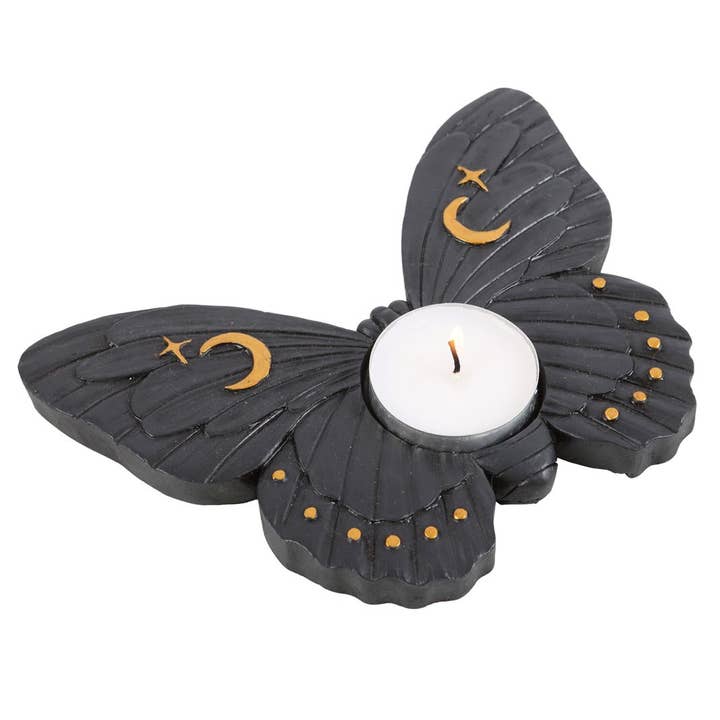 Pacific Trading - Wholesale Candle Holder - Black Moth Tealight Candle Holder2