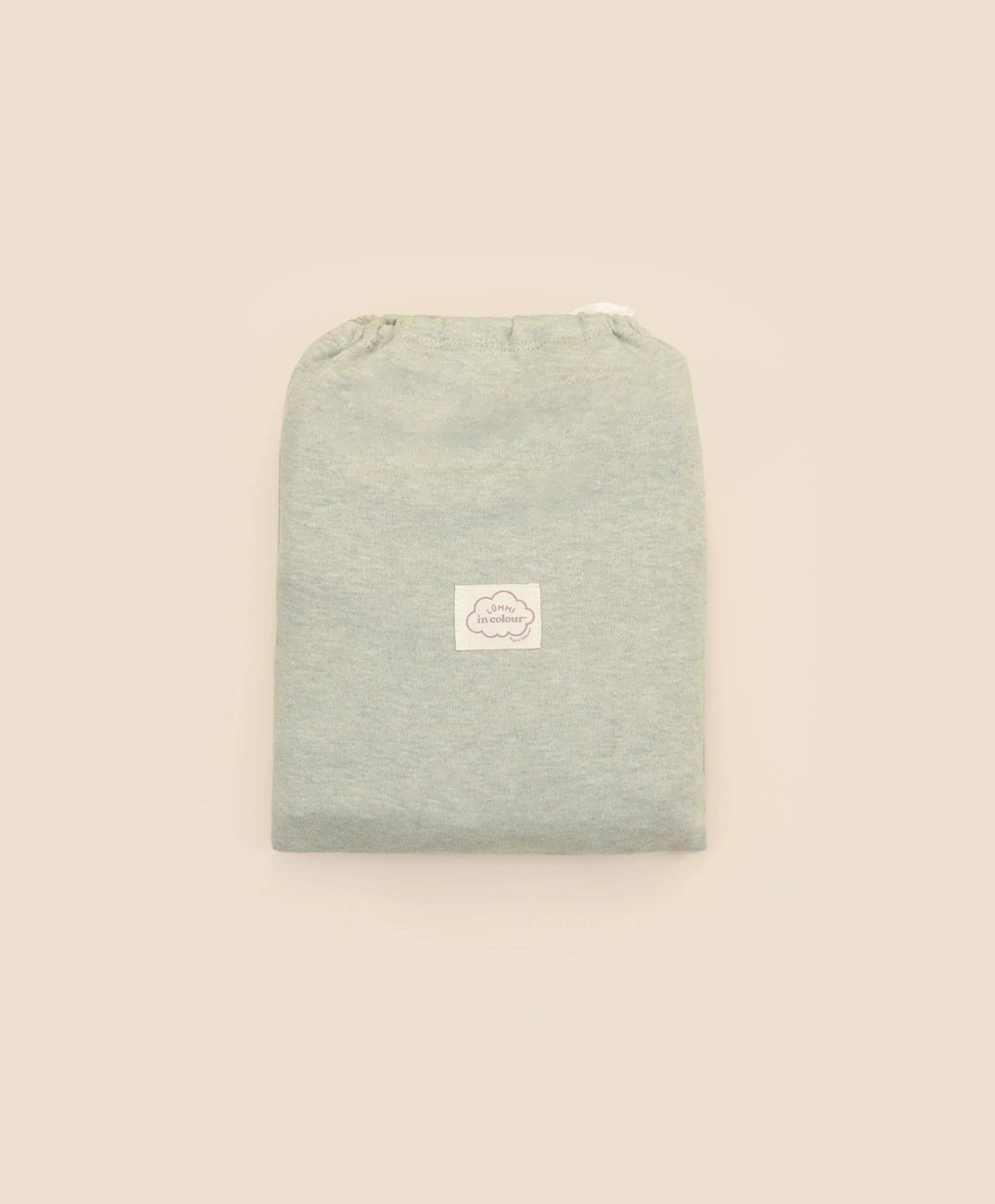 Lūmmi in Colour Babywear – wholesale Clothing set – Baby – Organic Cotton 6PC Essentials Set - Heather Sage Green7