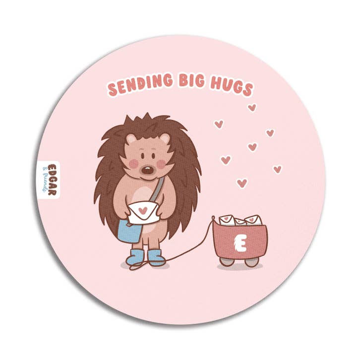 Mouse pad | Sending Big Hugs for wholesale by Edgar & Friends