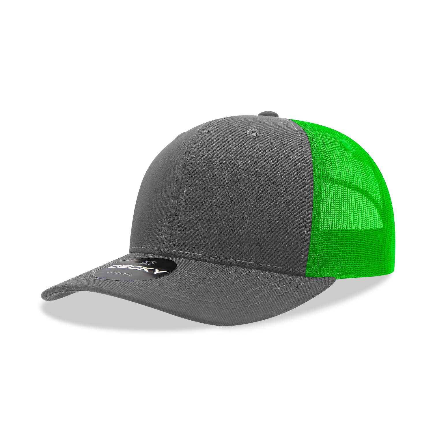 The Park Wholesale - Vente Casquette de camionneur – unisexe - Casquette Trucker classique Decky 6021, 6 panneaux, style mid pro85