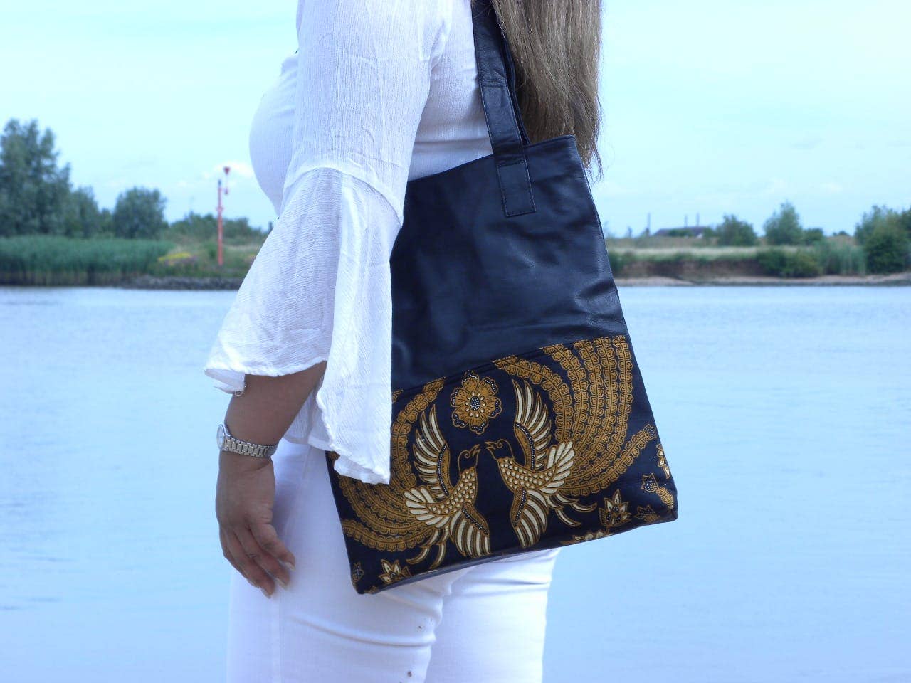 Balibatiks - Wholesale Tote Bag - Women's - 100.217 BaliBatiks -Shopper Bag - Leren Tas - Bali - Batik5