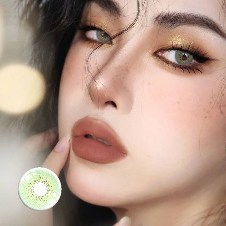 Lentilles de contact ELKLENS de couleur vert perle pour la vente par ELKLENS
