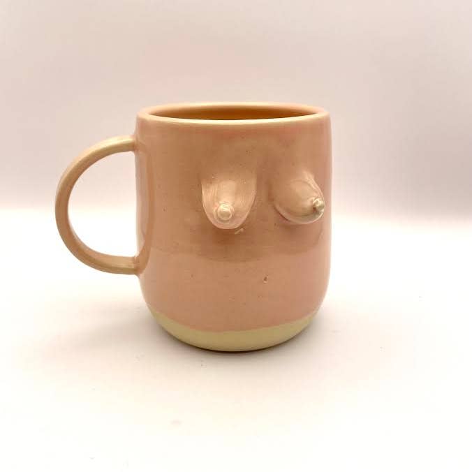 BoobieBu - Wholesale Coffee Mug - Ceramic Boob Mugs, 350ml, Handmade, selection of colours, Co2