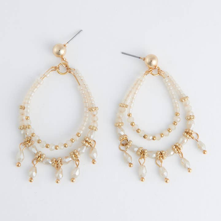 Howard's – Großhandel Ohrhänger – Caden ovale Perlen-Tropfenohrringe4