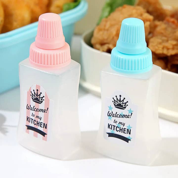 Mum Made Yum – wholesale Kitchen tool/gadget – Mini Cute Sauce Bottles (2 Pack)