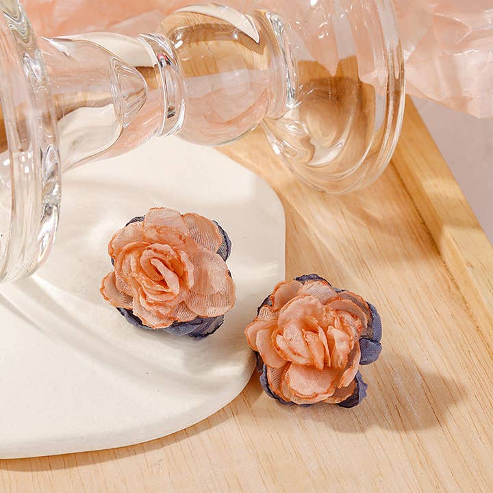 WEST AUSSIE SUPPLIES - Wholesale Stud/post earrings - Handmade Lace Flower Stud Earrings