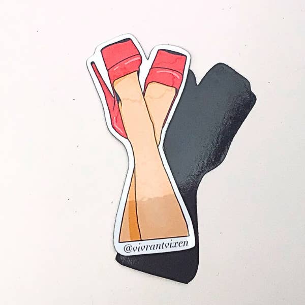 Aimant Adulte Talons Aiguilles Rouges pour la vente par Vivrant Vixen