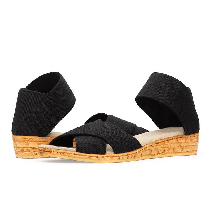 Charleston Shoe Co. - Wholesale Sandals - Women's - Peachtree Solids - Spring/Summer Cork Wedge Sandal 5