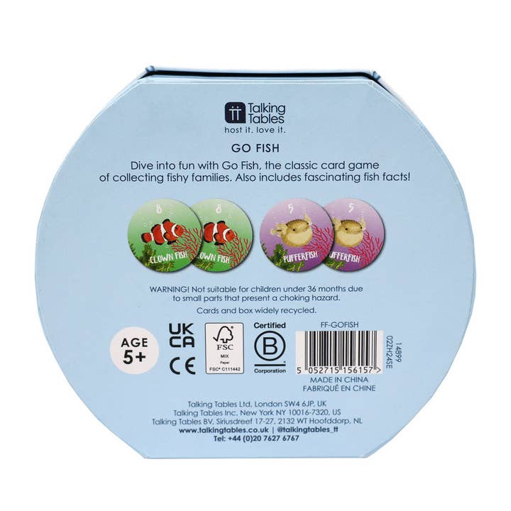 Talking Tables USA - Wholesale Card Game - Go Fish Kids Game | Everyday Games |3