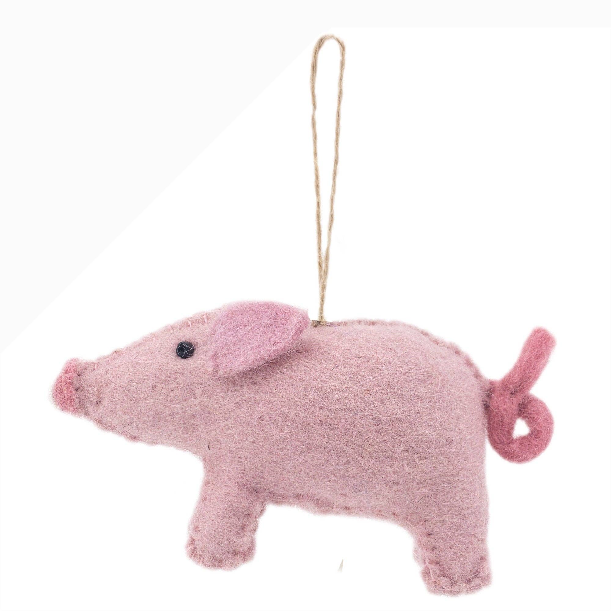Ganapati - Wholesale Ornament Set - Felt Farm Animal Ornament - Set of 71