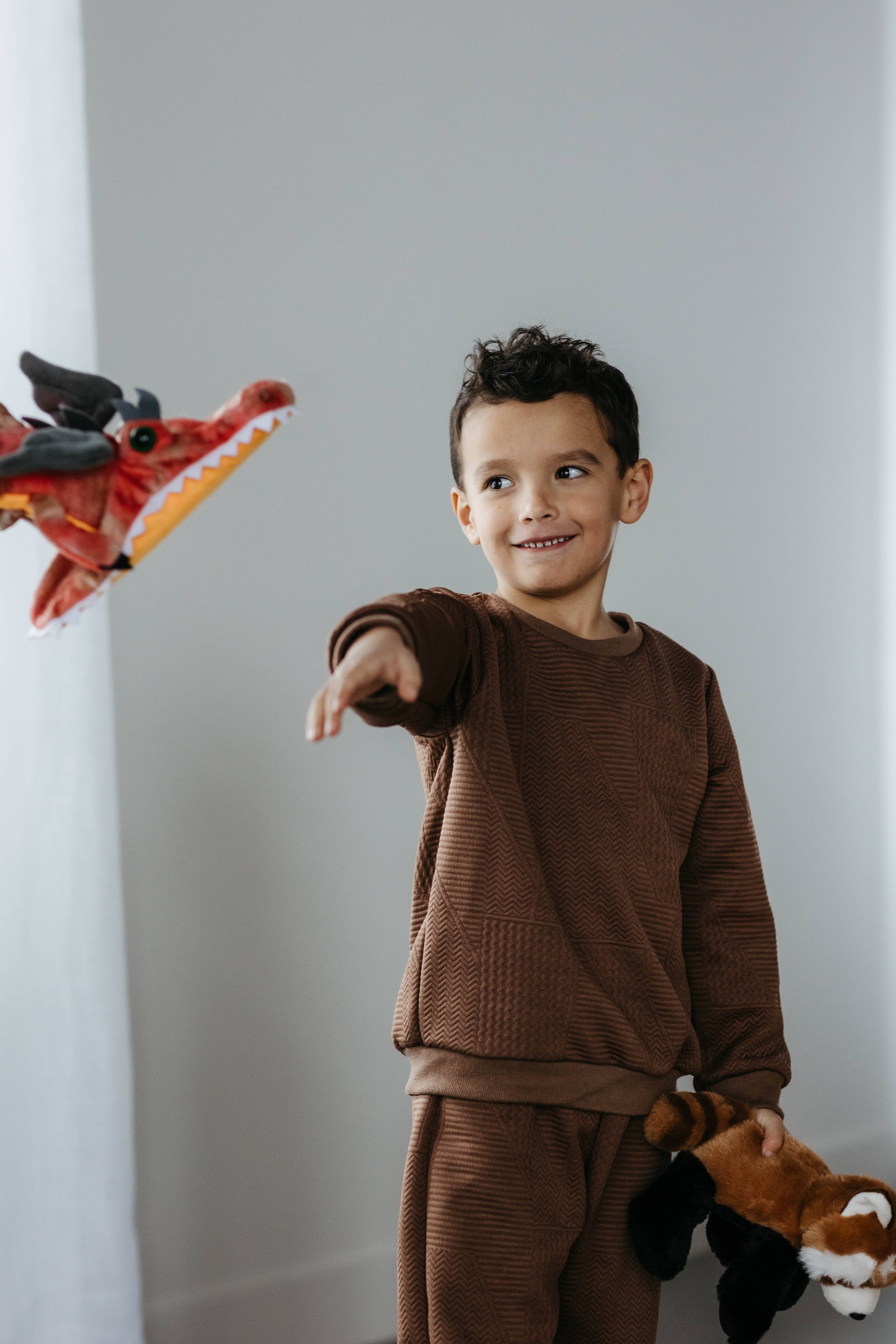 The Petting Zoo - Wholesale Stuffed/Plush Toy - Kids & Baby - Slapstix Dragon Red Jumbo Slap Bracelet 10" (23cm)3