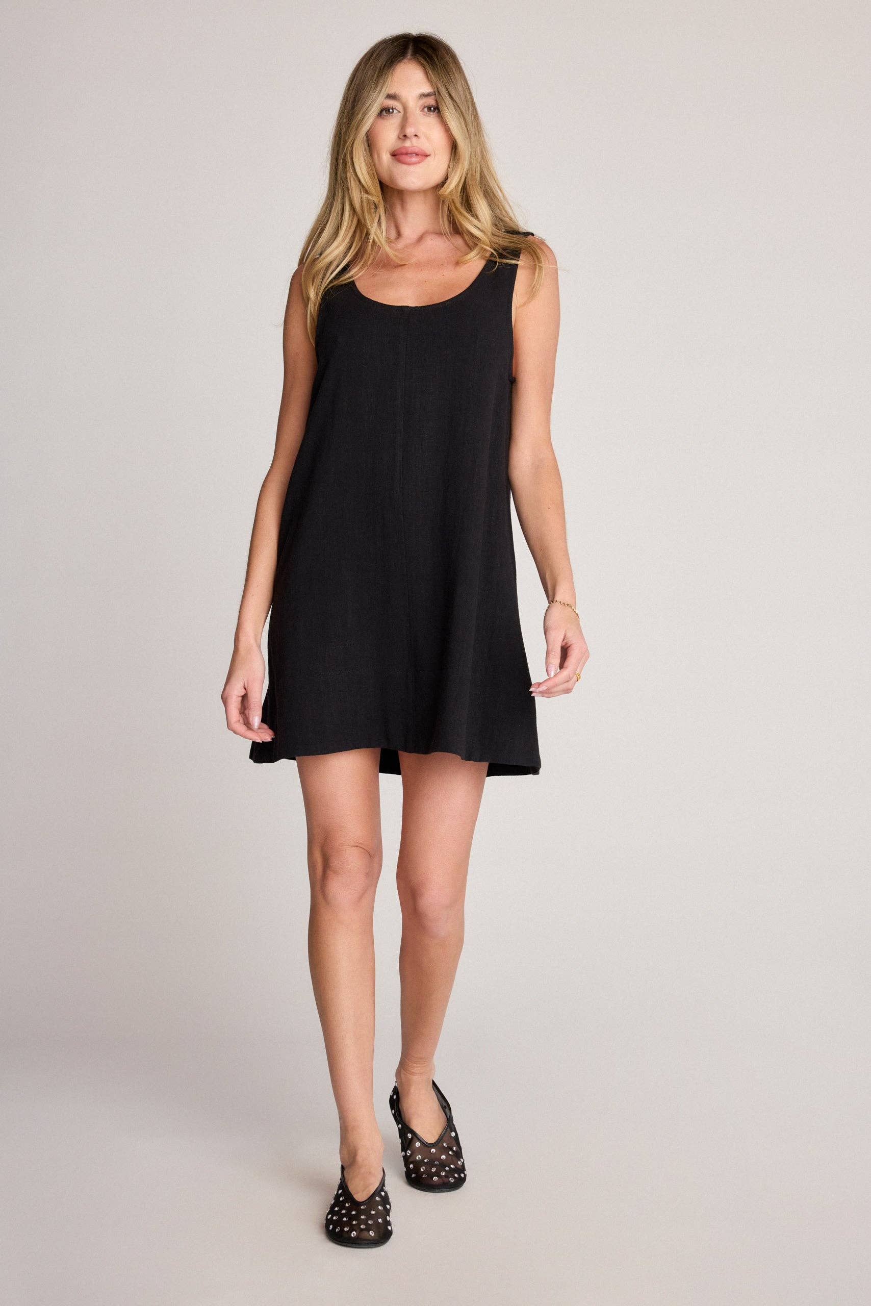 Rhea Dress - Black for wholesale on Faire