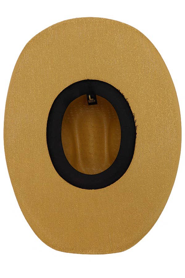 Cap Zone - Vente Chapeau de cowboy – unisexe - Chapeau de cowboy en paille Vaquero Western Original7