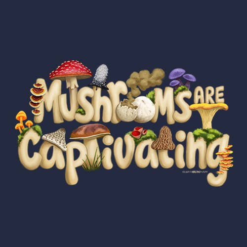 Earth Sun Moon Trading Company - Wholesale Graphic Sweatshirt - Unisex - Mushrooms are CAP-tivating Sweatshirt