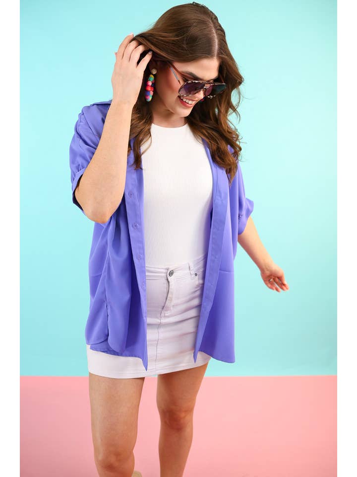 Jess Lea - Wholesale Button Down Shirt - Women's - Oakley Oversized Top29