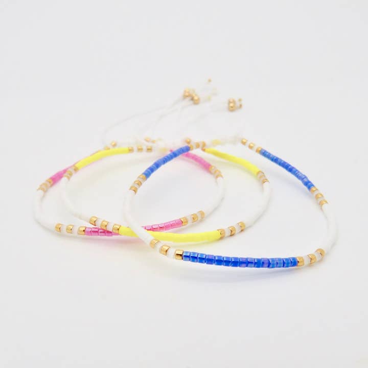 Two Tone Dainty Bracelet - New Colors for wholesale by Rosamariposa