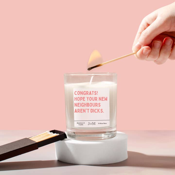 Housewarming New Home Candle Funny Gifts for wholesale by JaaM