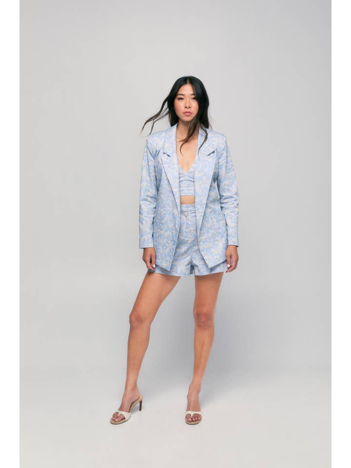 Hilary MacMillan - Wholesale Blazer - Women's - Twill Double Breasted Boyfriend Blazer3