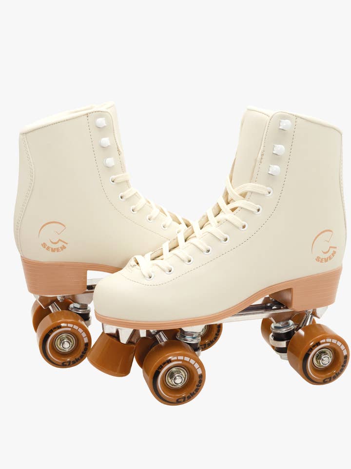 C7skates - Vente Patins à roulettes – homme - Patins Quad à la crème glacée à la vanille