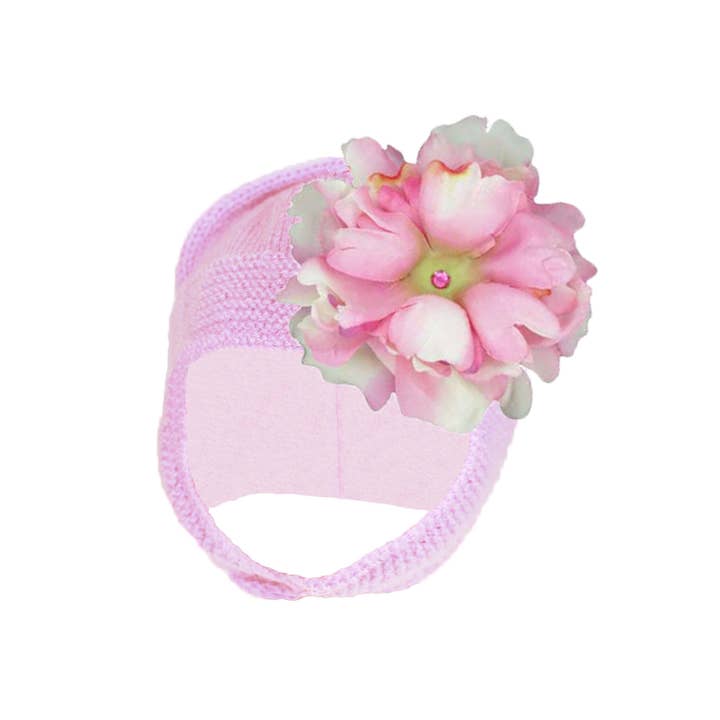 Pink Blossom Bonnet for wholesale by Jamie Rae Hats