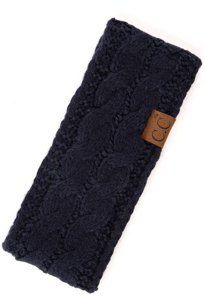 Hana - Wholesale Fashion Headband - Women's - C.C Cable Knit Solid Headband29