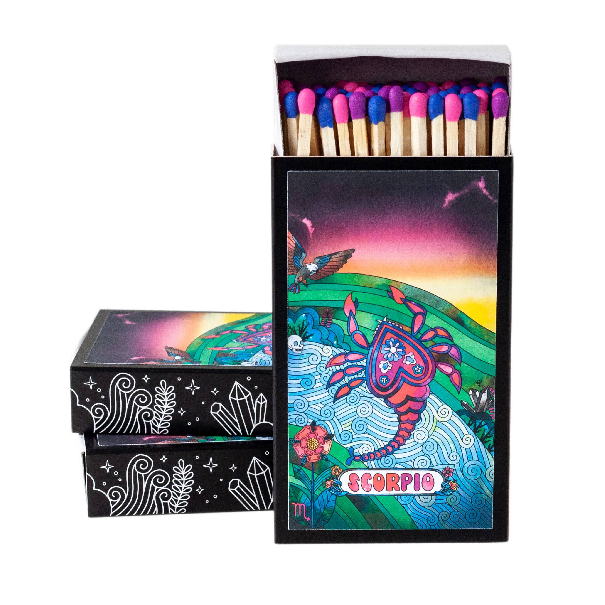 Rachel Beyer - Wholesale Matches - Scorpio Zodiac Matchbox0