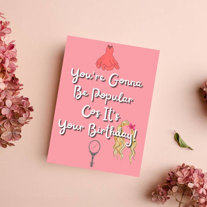 Printicole - Wholesale Birthday Card - Wicked Musical Theatre Quote Greeting Birthday Cards