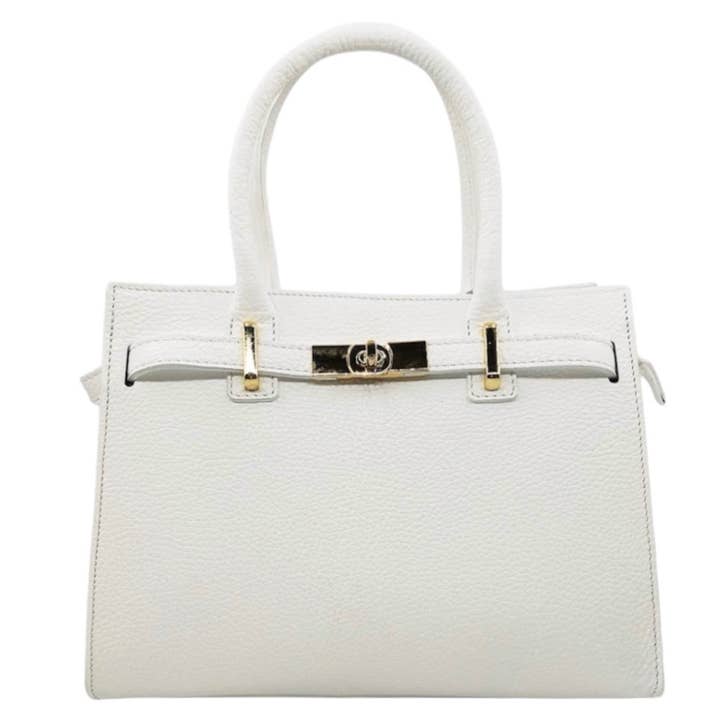 MODARNO - Wholesale Top Handle Bag - Women's - Modarno "Gina" handbag and shoulder bag in genuine leather 28x14x20cm10