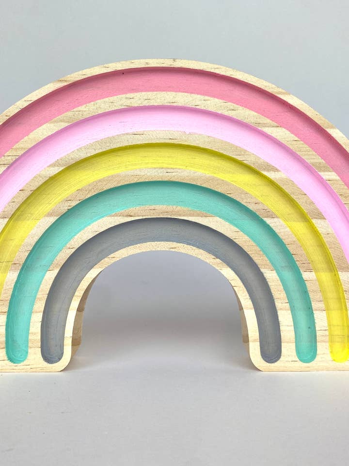 Wooden Rainbow for wholesale by Hope Rainbows