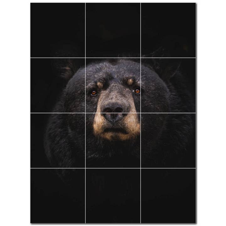 Bear keramiske fliser keramiske fliser vægmaleri PT500115 for engroshandel hos Picture-Tiles.com