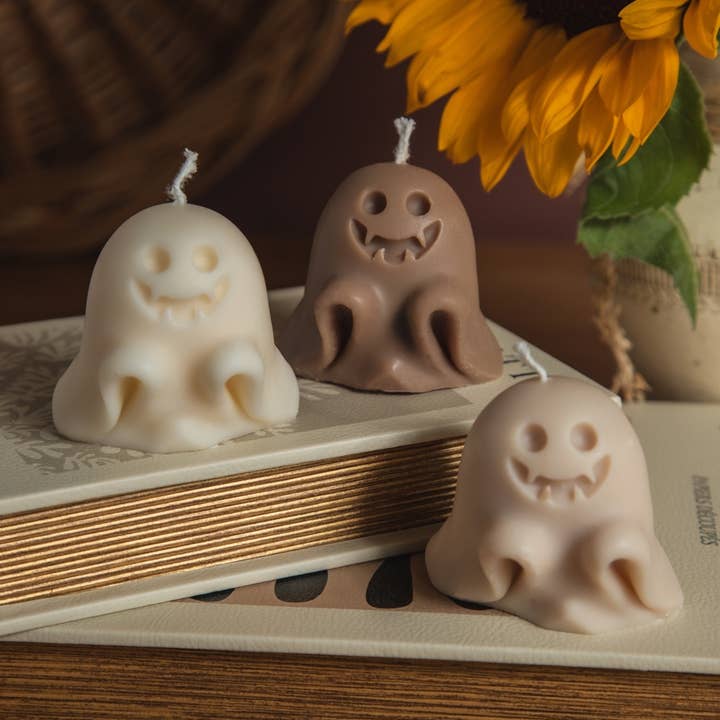 Ritual Spirit ltd - Wholesale Novelty Candle - Spooky Ghost Soy Wax Candle | Autumn Collection