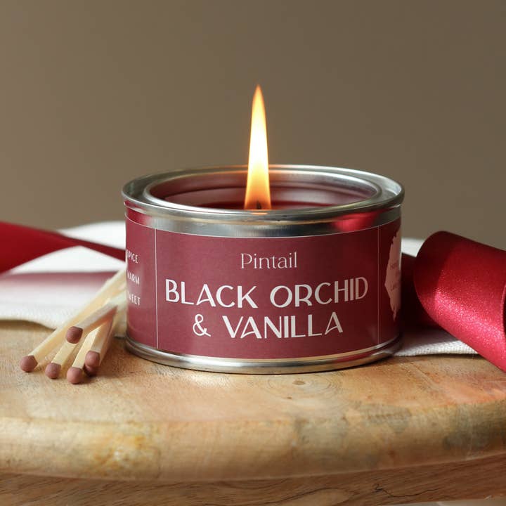 Orchidée Noire & Pot de Peinture Vanille pour la vente par Pintail Candles | Avalon Home