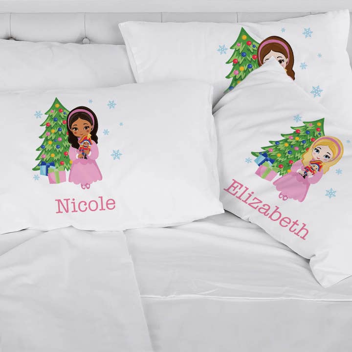 Personalized Character Christmas Kids Sleeping Pillowcase for wholesale by Monogramonline Inc.