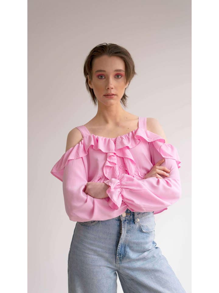 CARMEN SAYS - Wholesale Blouse - Women's - Off-shoulder blouse
