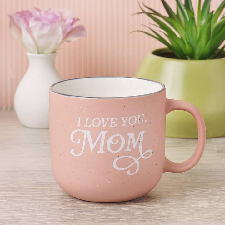 Christian Art Gifts - Wholesale Coffee Mug - Mug Pink I Love You, Mom Prov. 31:253