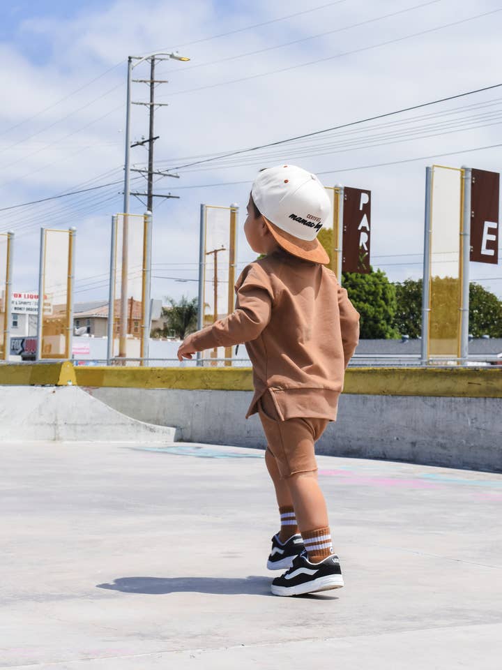 Rad Toddler Co. - Wholesale Shorts - Kids - ORGANIC COTTON SHORTIES - ALMOND2