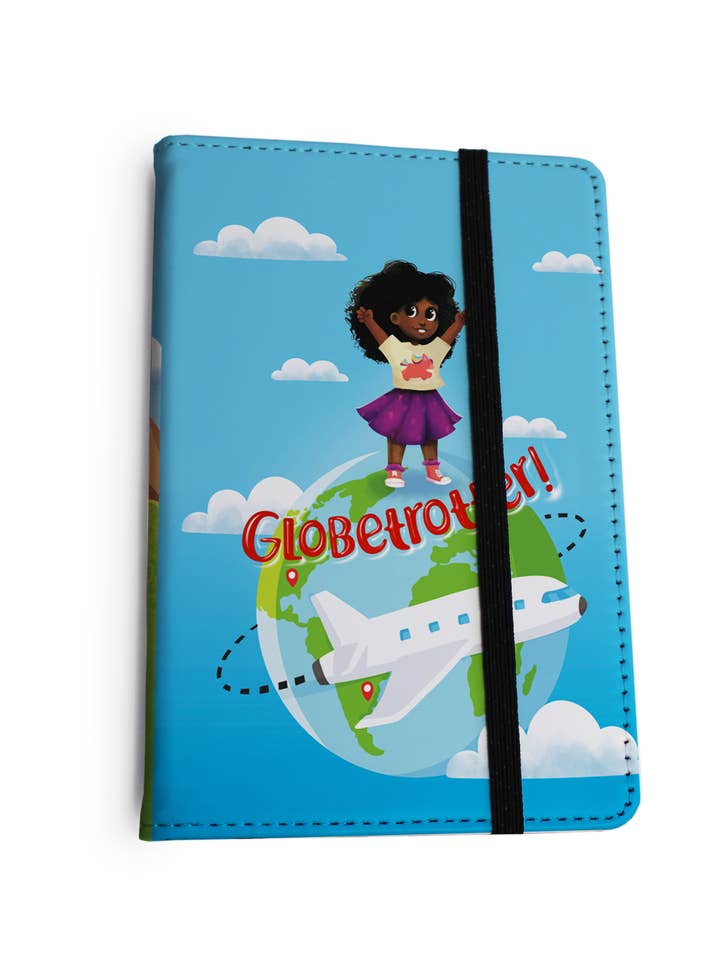 Payton's Terrific Travels Passport Cover for wholesale by Sable Inspired Books