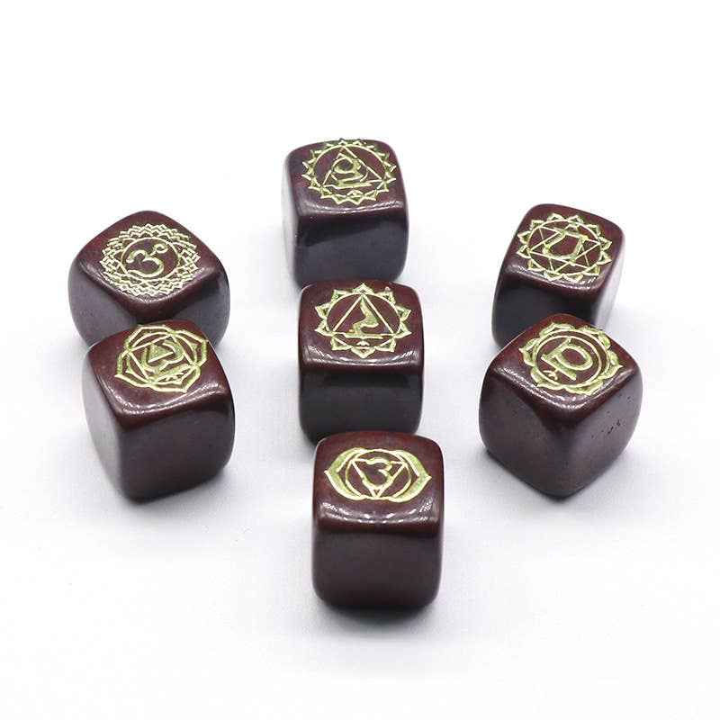 Gemcohub – wholesale Andlig sten/kristall – Naturlig kristallagatsten set 7 oregelbundna block2