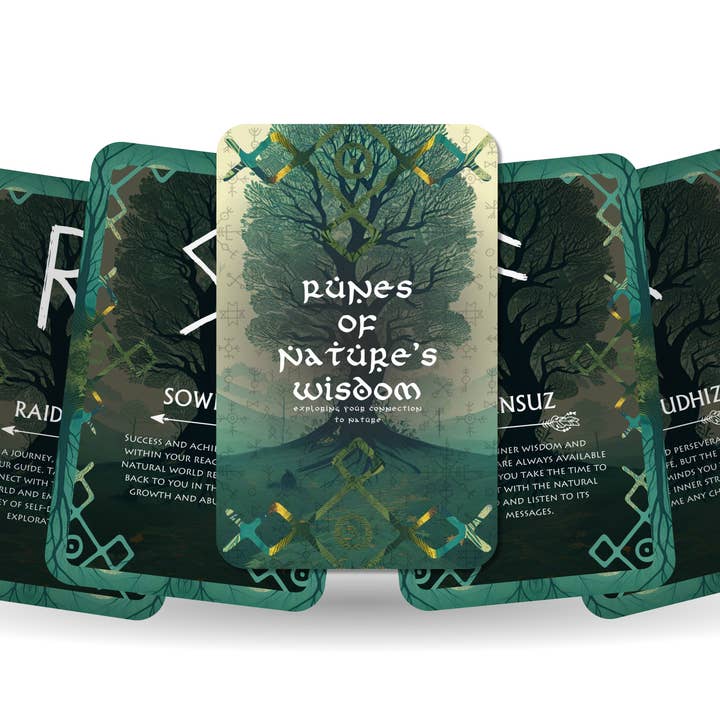 Ibiza Tarot USA - Wholesale Tarot Cards - Runes of Nature Wisdom - Exploring your connection to Nature